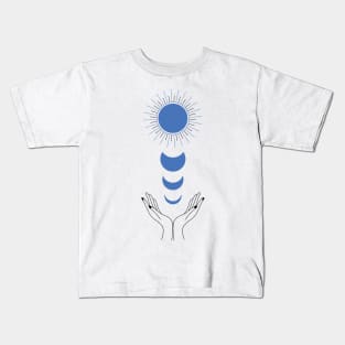 Mystic Holding Sun and Moon Kids T-Shirt